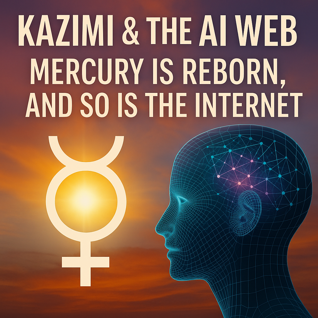 Kazimi & the AI Web: Mercury Is Reborn, and So Is the Internet