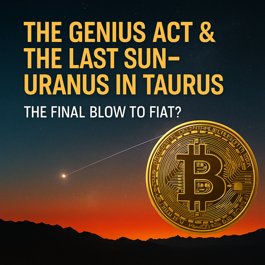 The GENIUS Act & the Last Sun–Uranus in Taurus: The Final Blow to Fiat?