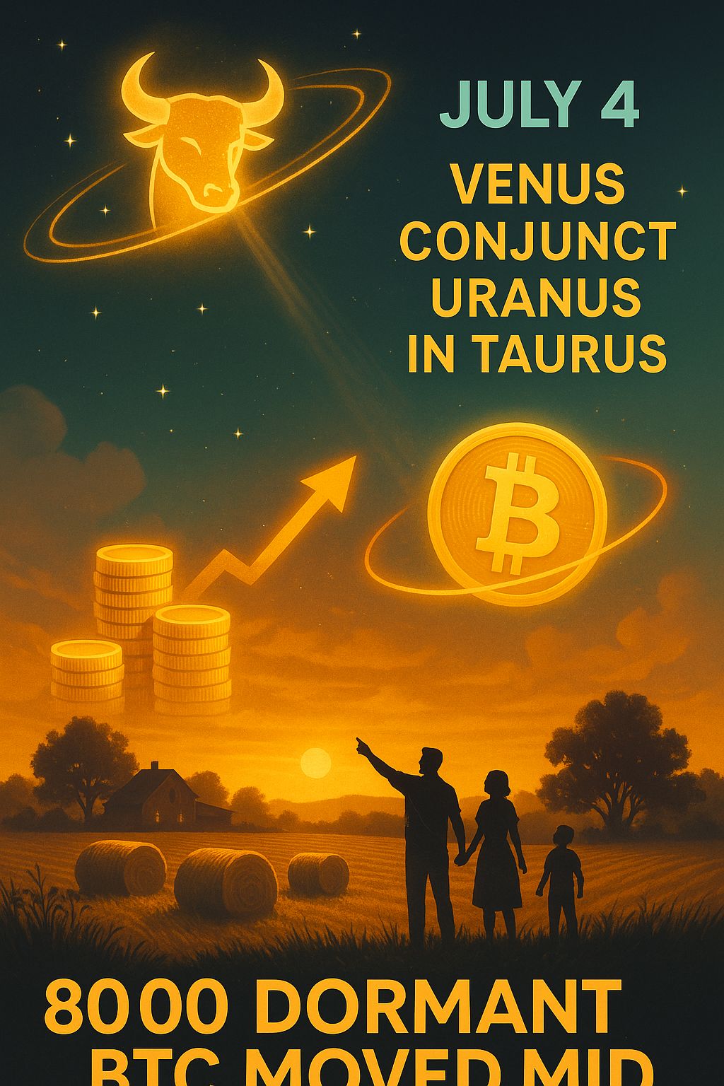 Bitcoin Awakens: 80,000 Dormant BTC Moved Amid Rare Astrological Shift
