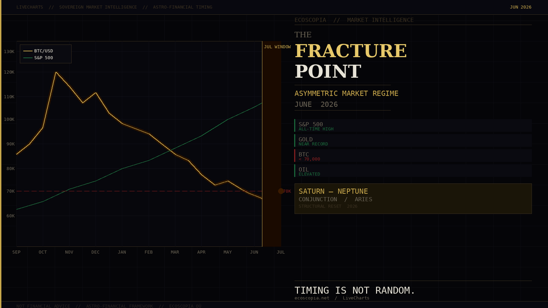 The Fracture Point: Why Bitcoin Is Breaking Down While the S&P 500 Breaks Out