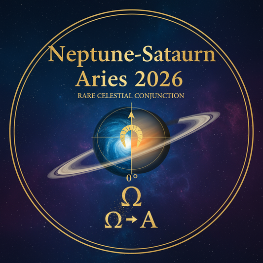 Neptune–Saturn Conjunction in Aries (February 2026): The End of False Identities and the Birth of Disciplined Vision