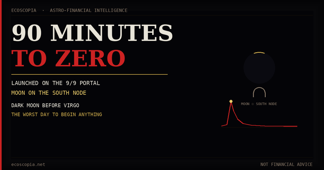 90 Minutes to Zero: Why You Do Not Launch on a Dark Moon Sitting on the South Node