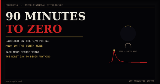 90 Minutes to Zero: Why You Do Not Launch on a Dark Moon Sitting on the South Node