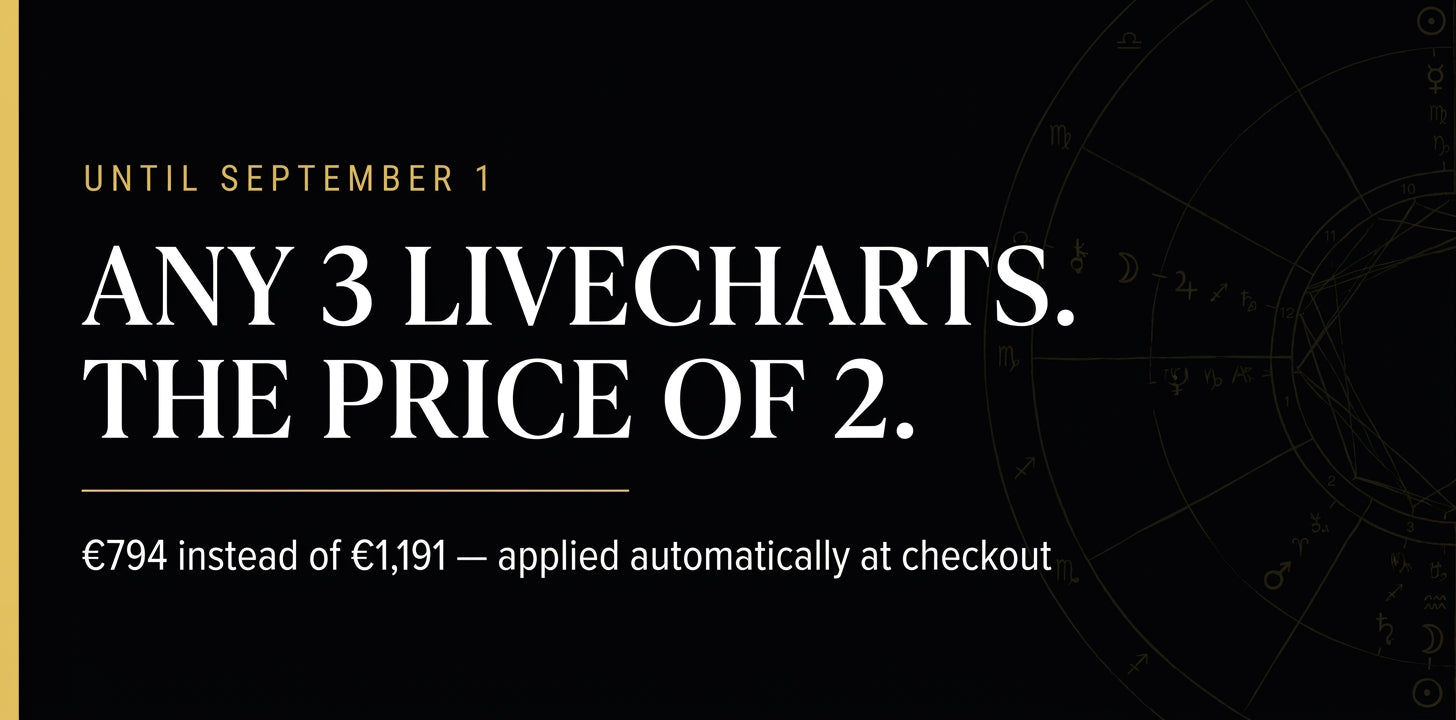 Buy 3 Pay for 2 AstroLive Charts Campaign